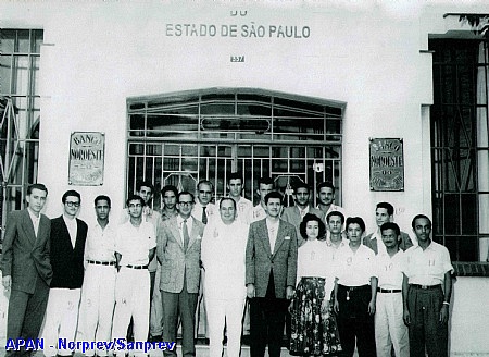 FONTE: Arquivo pessoal Isolino Dourado. Agncia Banco Noroeste de Lins - 1956 